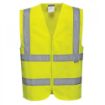Helkurvest Portwest lukuga kollane S pilt