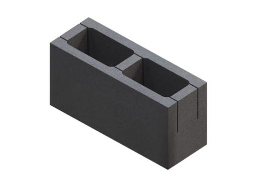 Õõnesplokk Columbia sarrusplokk 140x190x390mm sooned plokis pilt