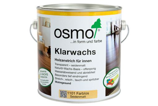 Läbipaistev õlivaha Osmo 1101 värvitu 0,125l pilt