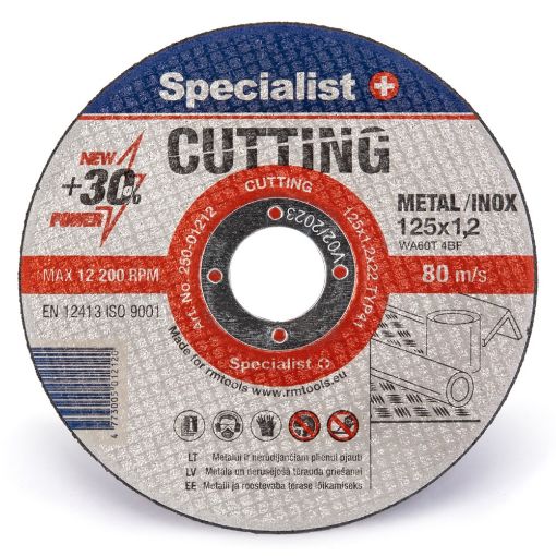 Metallilõikeketas Irwin Specialist 125x1,2x22 pilt
