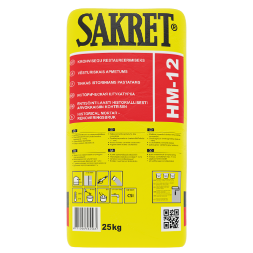 Krohvisegu fiibriga Sakret Hm-12 25kg pilt