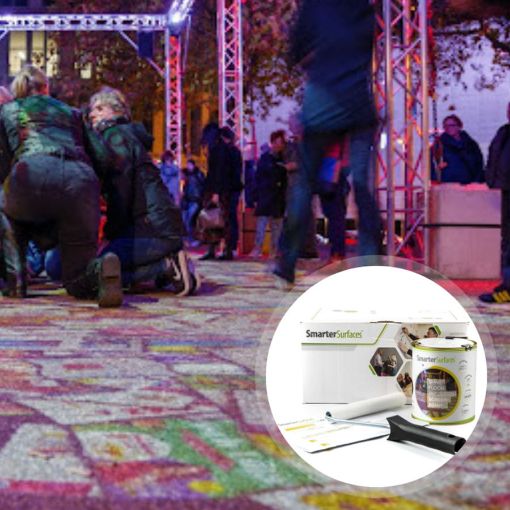 Projektorivärv Smart põrand 4,5m² valge pilt