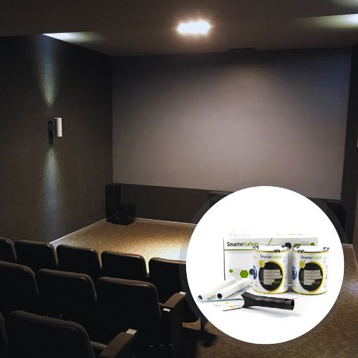 Projektorvärv Smart Ultra kontrastne 4,5m² pilt