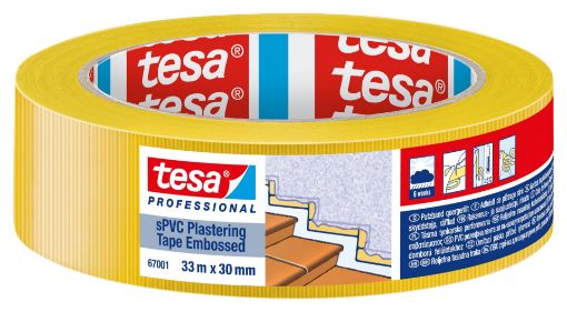 Maalriteip Tesa 30mmx33m krohvimistöödeks pilt