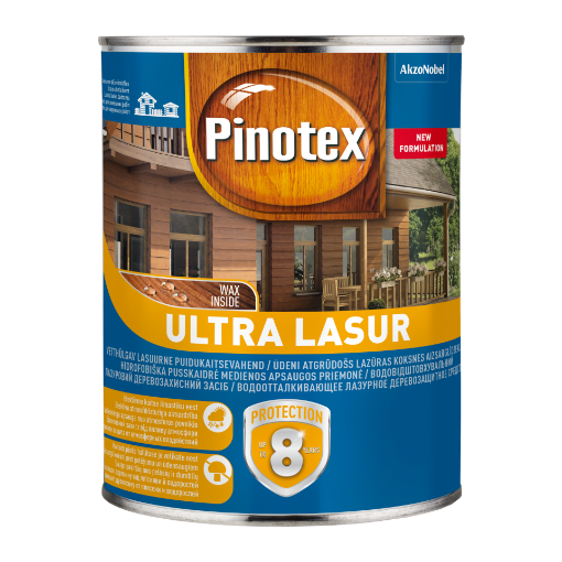 Puidukaitsevahend Pinotex Ultra Lasur pihlakas 1l pilt