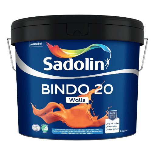 Seinavärv Sadolin Bindo 20 valge BW 9l pilt