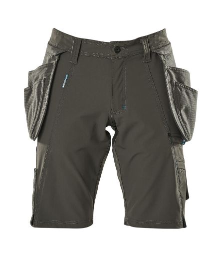 Lühikesed püksid Mascot Advanced stretch tumehall C48 pilt