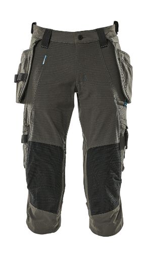 Püksid Mascot Advanced 3/4 kevlar põlv stretch tumehall C48 pilt