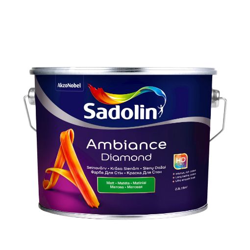 Seinavärv Sadolin Ambiance Diamond värvitu BC 2,33l pilt