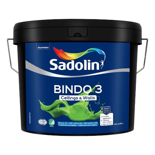 Laevärv Sadolin Bindo 3 valge BW 15l pilt
