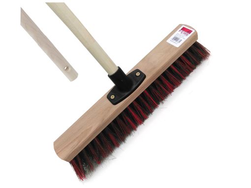 Tänavahari must-punane l40cm + vars pilt