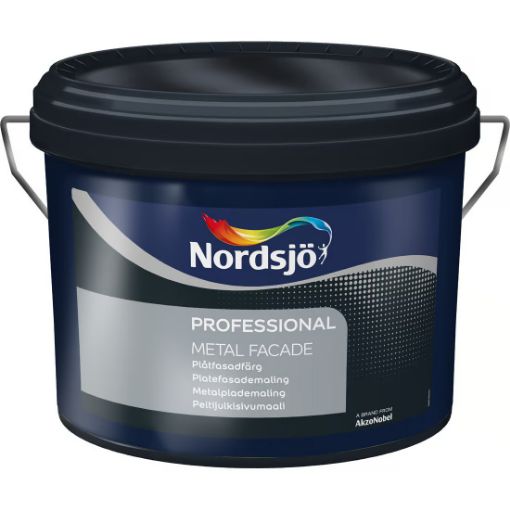 Metallivärv Nordsjö Professional Metal Facade valge BW 10l pilt
