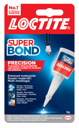 Kiirliim Loctite SuperBond Precision 5g pilt