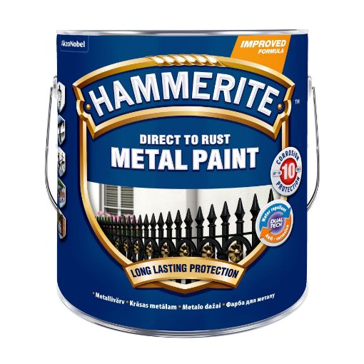 Metallivärv Hammerite Smooth silver 5l pilt