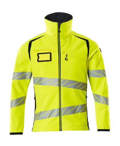 Softshell jakk Mascot kõrgnähtav kollane/tumesinine XL pilt