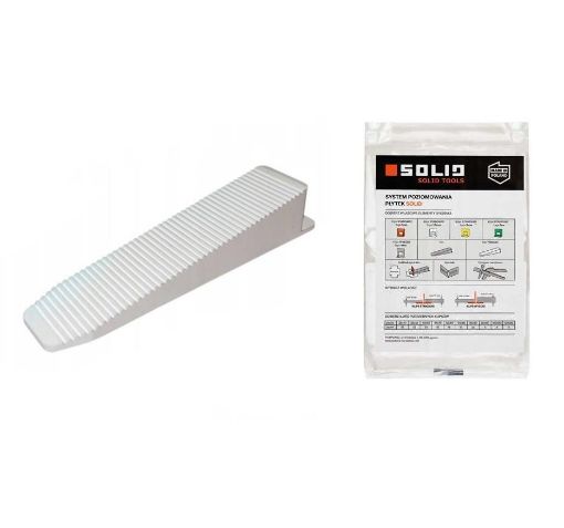 Plaatimisankru Solid  kiilud valged 50tk pilt