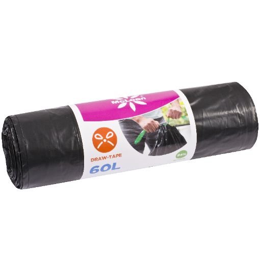 Prügikott nööritav 60l 10tk/rl pilt