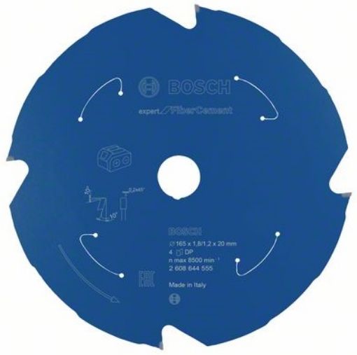 Saeketas Bosch tsementkiudplaadile Z4 165x20x1.8/1.2mm pilt