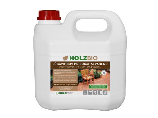 Puidukaitsevahend Holz Bio pruun 3l pilt