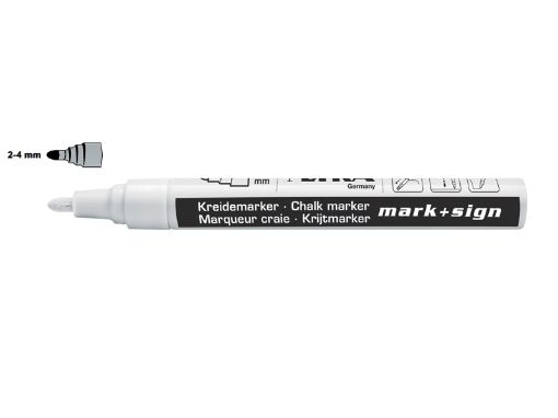Kriidimarker Lyra ümar valge pilt