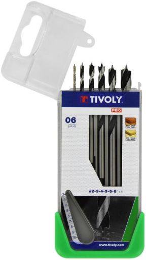 Puidupuuride komplekt Clipster pro 6 osa ø2-8mm pilt