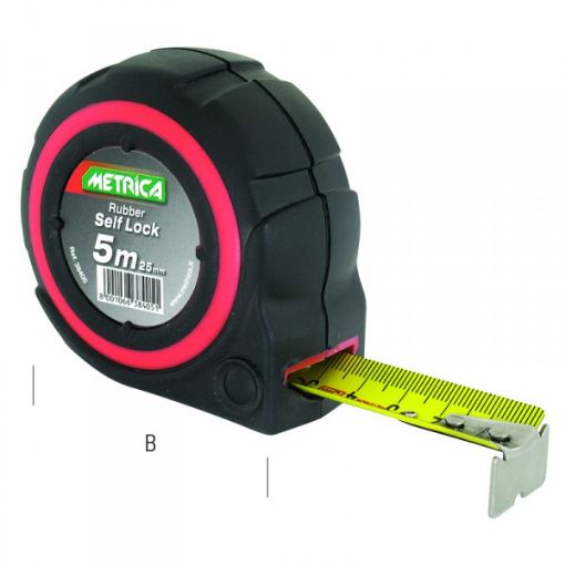 Mõõdulint Rubber autostop 8m pilt