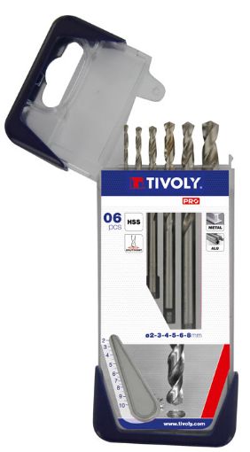 Metallipuuride komplekt Clipster HSS Pro 6 osa ø2-8mm pilt