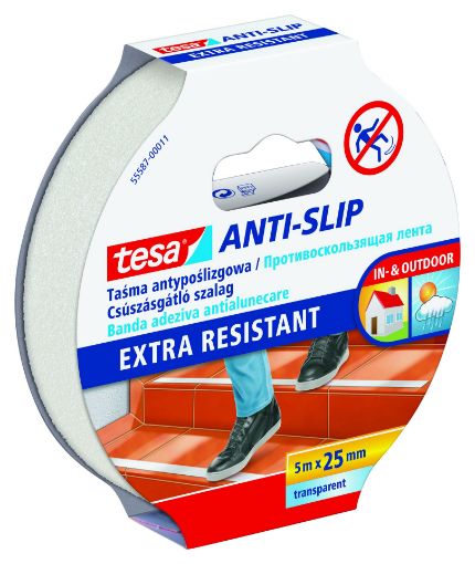 Libisemist takistav teip Tesa 25mmx5m läbipaistev pilt