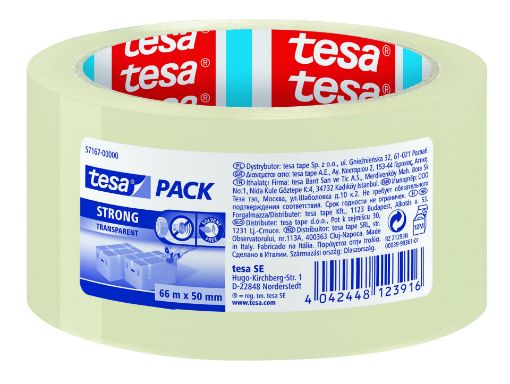 Pakketeip Tesa PP 50mmx66m läbipaistev pilt