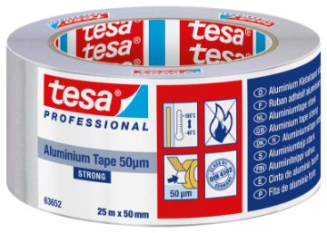 Kuva Alumiiniumteip Tesa 50mmx25m andmed Alumiiniumteip Tesa 50mmx25m pilt