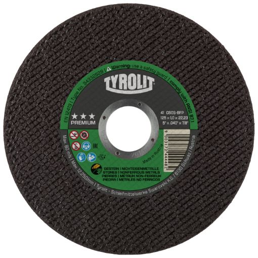 Lõikeketas Tyrolit 125x1,0x22,2 pilt