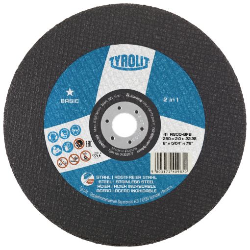Lõikeketas Tyrolit 230x2,0x22,2, inox+teras pilt