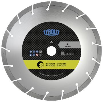 Kuva Lõikeketas Tyrolit 230x2,6x22,2, universaal classic, C73 andmed Lõikeketas Tyrolit 230x2,6x22,2, universaal classic, C73 pilt