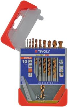Kuva Metallipuuride komplekt Clipster HSS Pro ø1-10mm, 10 puuri andmed Metallipuuride komplekt Clipster HSS Pro ø1-10mm, 10 puuri pilt