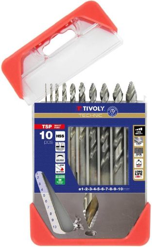 Metallipuuride komplekt HSS Smart Point progres tipuga1-10mm pilt