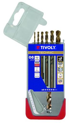 Metallipuuride komplekt HSCOB Clipster Pro 6 osa ø2-8mm pilt