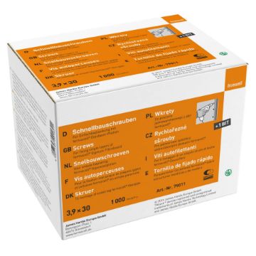 Kuva Kipsikruvi Fermacell 3,9x30mm 1000tk andmed Kipsikruvi Fermacell 3,9x30mm 1000tk pilt
