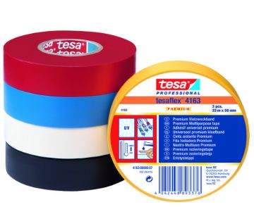 Kuva Isoleerteip Tesa 19mmx33m PVC must andmed Isoleerteip Tesa 19mmx33m PVC must pilt