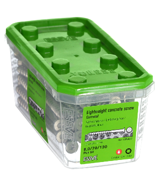 Kuva Kergbetoonikruvi Essve 8x130 Corrseal C4 50tk andmed Kergbetoonikruvi Essve 8x130 Corrseal C4 50tk pilt
