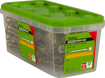 Kuva Puidukruvi Essve Essdrive peitpea 6,0x140 Corrseal C4 100tk andmed Puidukruvi Essve Essdrive peitpea 6,0x140 Corrseal C4 100tk pilt