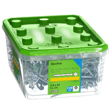 Kuva Kipsikruvi Essve Essbox puidule 3,9x57 tsink C1 500tk andmed Kipsikruvi Essve Essbox puidule 3,9x57 tsink C1 500tk pilt
