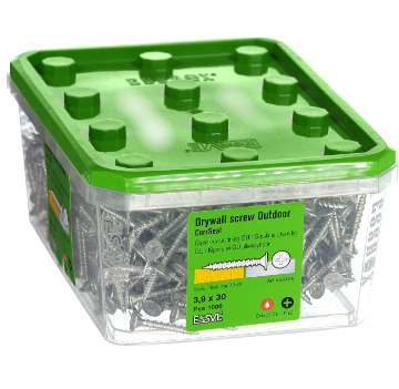 Kuva Kipsikruvi Essve 3,9x30 Corrseal C4 1000tk andmed Kipsikruvi Essve 3,9x30 Corrseal C4 1000tk pilt