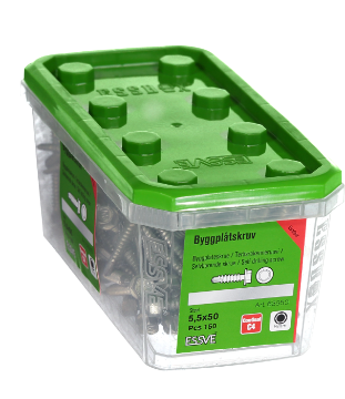 Kuva Plekikruvi Essve puur 5,5x50 Corrseal C4 150tk andmed Plekikruvi Essve puur 5,5x50 Corrseal C4 150tk pilt