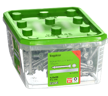 Kuva Kruvi Essve tiibadega 4,8x65 Corrseal C4 250tk andmed Kruvi Essve tiibadega 4,8x65 Corrseal C4 250tk pilt