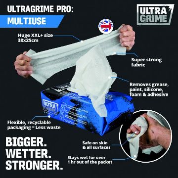 Kuva Puhastuslapid Ultragrime Pro multiuse 100tk andmed Puhastuslapid Ultragrime Pro multiuse 100tk pilt
