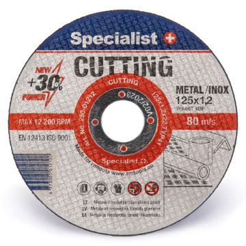 Kuva Metallilõikeketas Irwin Specialist 125x1,2x22 andmed Metallilõikeketas Irwin Specialist 125x1,2x22 pilt