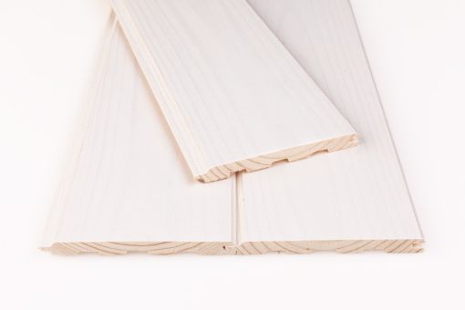 Voodrilaud PTGV 12x120x4500 valge vaha pilt