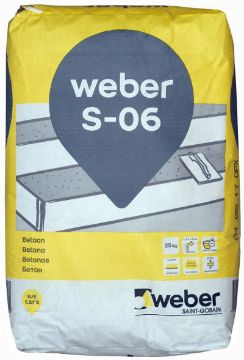 Kuva Kuivbetoon Weber S06 25kg andmed Kuivbetoon Weber S06 25kg pilt