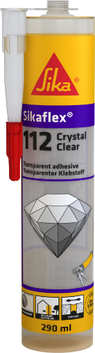 Liimhermeetik SikaFlex-112 290ml Crystal Clear pilt