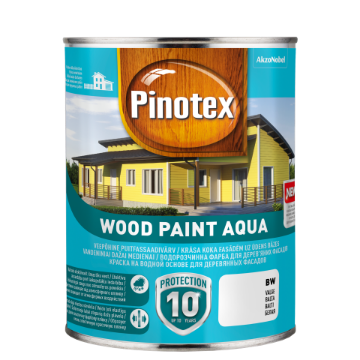 Kuva Puitfassaadivärv Pinotex Wood Paint Aqua valge BW 1l andmed Puitfassaadivärv Pinotex Wood Paint Aqua valge BW 1l pilt